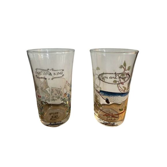 Molly Hatch Whimsical Juice Glasses - Set of 4 - Picture 3 of 7